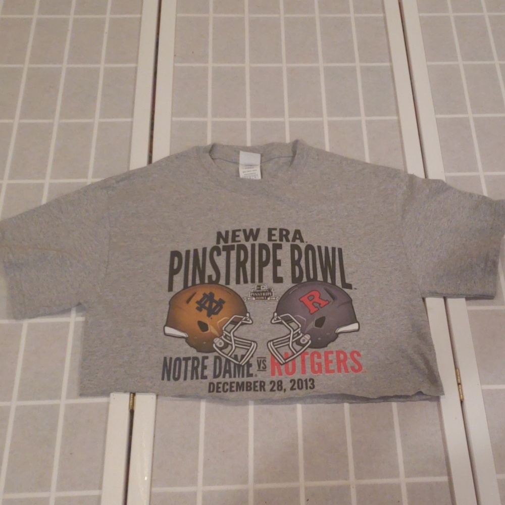 New Era Pinstipe Bowl Custom Crop top